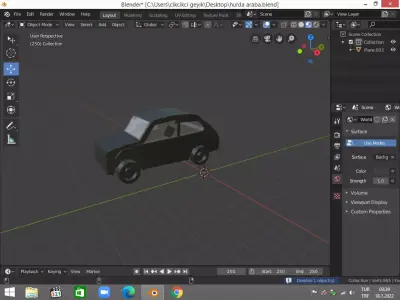 scrap car 3D model