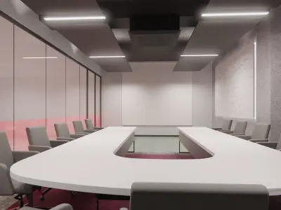 Meeting Room Design with KEYSHOT FILE 3D model