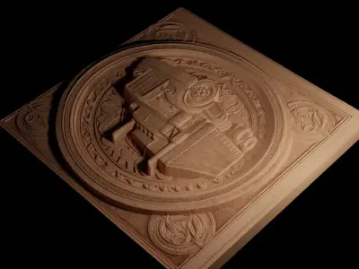 truck CNC 3d Print High Relief Sand Casting 3D print model