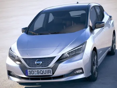 Nissan Leaf 2018 3D model
