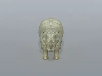 Rhinoceros Low-poly 3D model