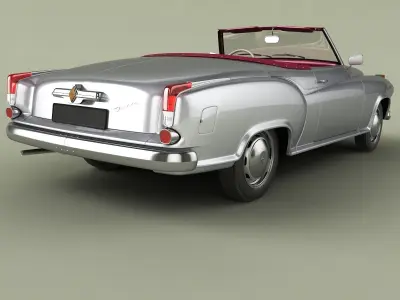 Borgward Isabella Convertible 3D model