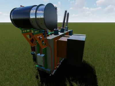 33-11 KV TRANSFORMER  3D model