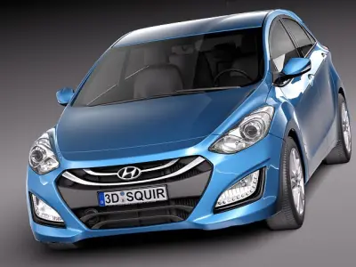 Hyundai I30 - 2013 3D model