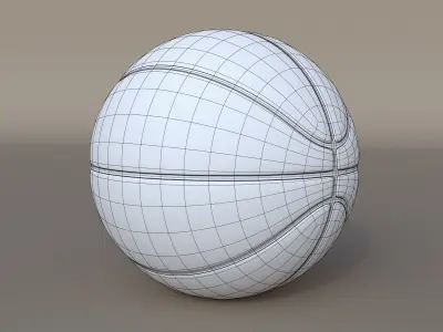 Basketball Spalding NBA Realistic Game Ball 3D model