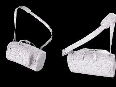 Casual Bag Low-poly 3D model purchase