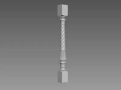 Baluster Free 3D model