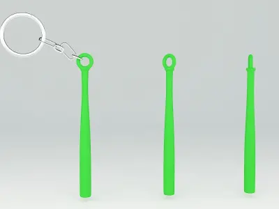 Baseball Bat 3D Print Ready Model 3D print model