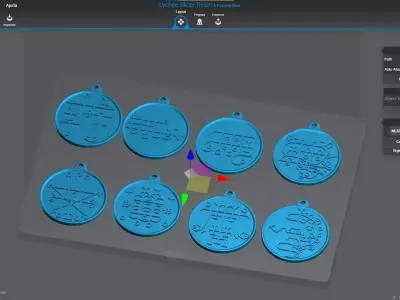 72 sigils Goetia  3D print model
