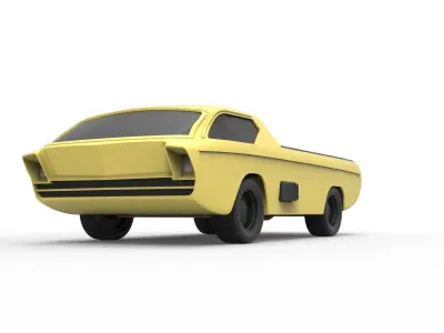 Dodge Deora 1967 Scale 1 to 24 3D print model
