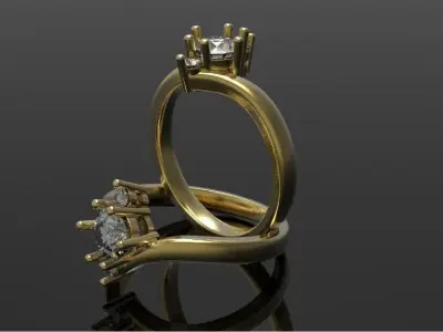 nice ring for free  Free 3D print model