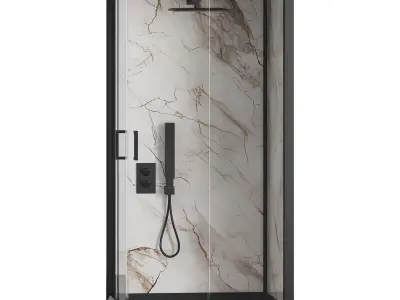 Shower cabin 08 3D model