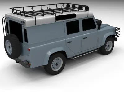 Land Rover Defender 110 Utility Station Wagon 3D model
