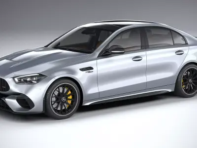 Mercedes-Benz C63S AMG E Performance 2023 3D model