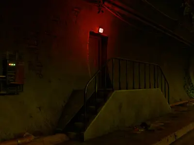 Underground Sewer Tunnel pack Low-poly 3D model