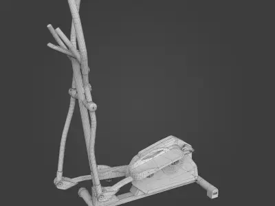 Elliptical trainer-Exercise Equipment-01 Low-poly 3D model