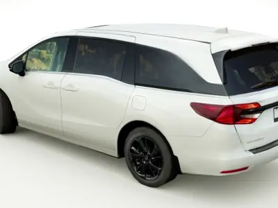 Honda Odyssey Sport 2023 Low-poly 3D model