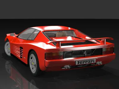 Ferrari Testarossa 3D model