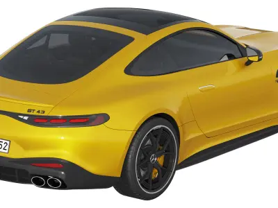 Mercedes-Benz AMG GT43 Coupe 2024 3D model