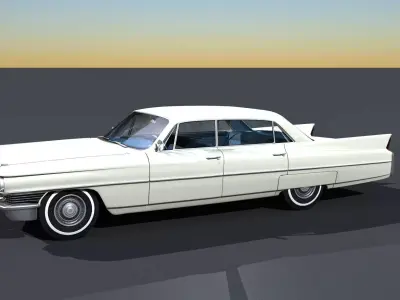 1964 Cadillac Sedan DeVille 3D model