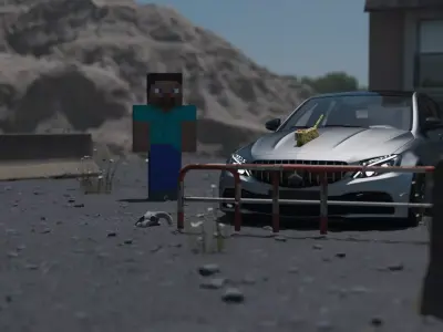 Minecraft x Realismo 3D model