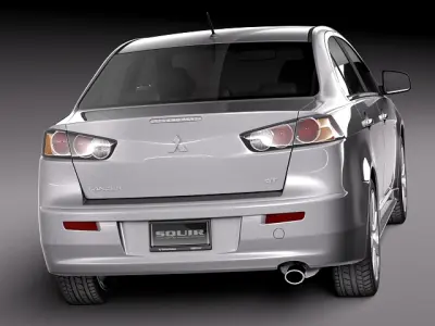 Mitsubishi Lancer GT 2008-2014 3D model