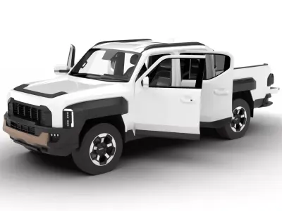 Kia Tasman 2026 HQ 3d model 3D model