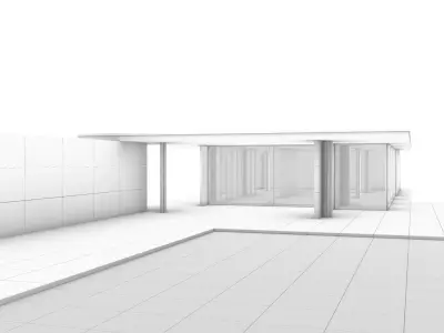 Barcelona Pavilion 3d Architectural Model 3D model