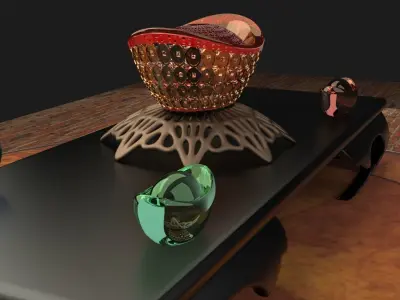  Chinese gold Ingot  3D model purchase