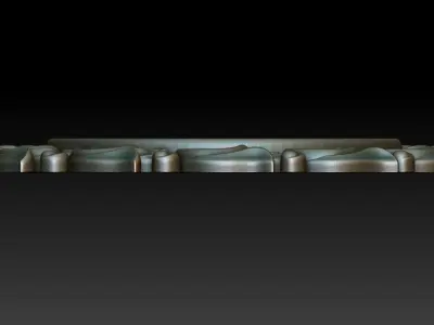 Round frame 3D model
