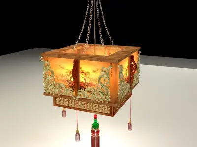 Chinese Palace Lantern 3D model