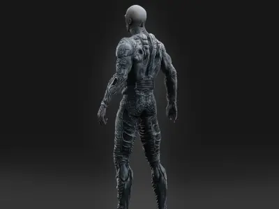 Engineer Prometheus Low-poly 3D model