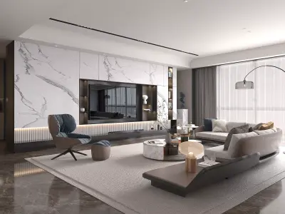 Apartment Interior 3D model