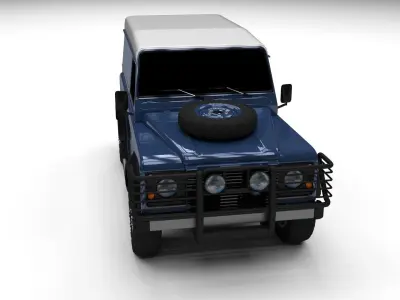 Land Rover Defender 90 Hard Top 3D model