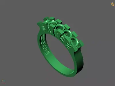 Solitaire Engagement Ring Diamond Women Ring Stone 3D print STL 3D print model