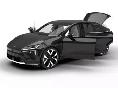 Polestar 4 2024 HQ 3d model  3D model purchase
