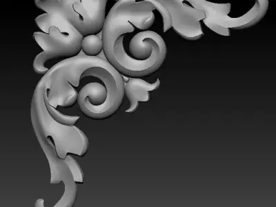 Corner decor03 3D model