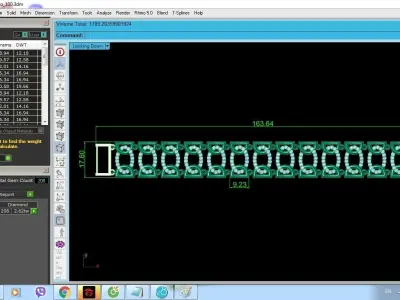 Luxury Diamond Link Bracelet for Men and Women 1349 3D print model