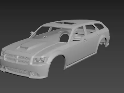 Dodge Magnum 2008 SRT8 Body For Print 3D print model