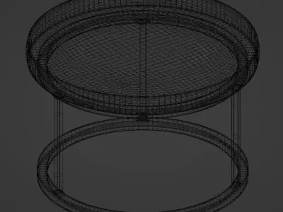 Decorative Modern Mini-table 3D model