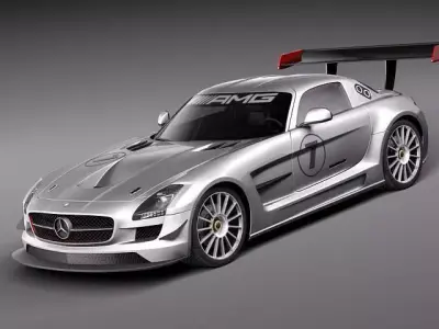 Mercedes Benz SLS AMG GT3 3D model