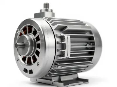 Electric Motor Model Pack for Industrial Simulations Low-poly 3D model