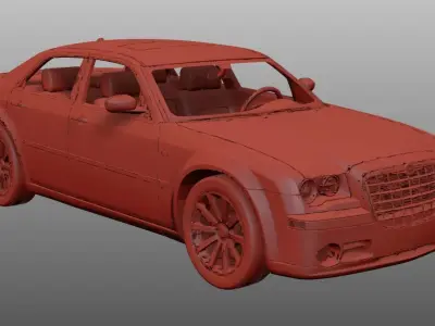 Chrysler 300C Sedan 2009  3D model