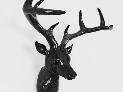 Deer head 3D model