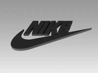 Nike logo 3D model