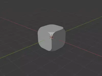 Platform cube for games Free low-poly 3D model