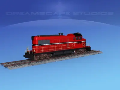 Diesel Locomotive V05 3D model