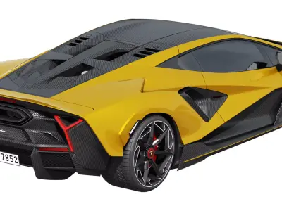 Supercar Fenomeno 2026 3D model