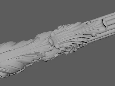 clothes rack 3D model