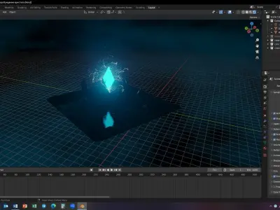 Crystal awakening 3D model